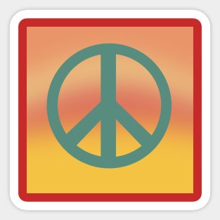 Peace Sign Sticker